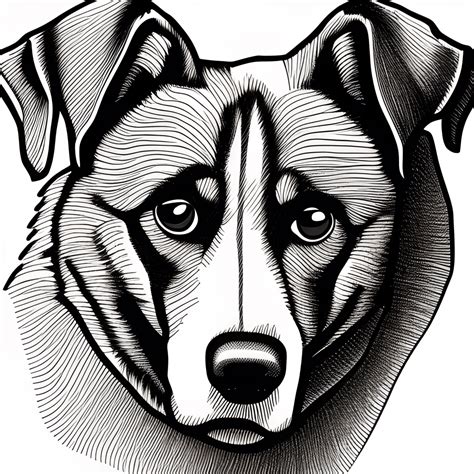 Dog Line Art · Creative Fabrica