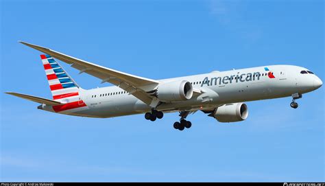 N An American Airlines Boeing Dreamliner Photo By Andrzej