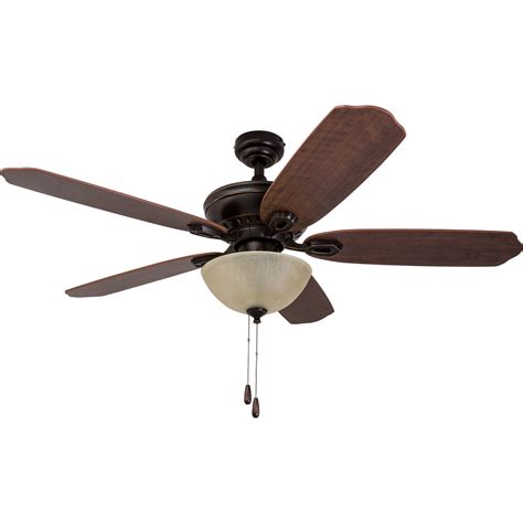 52 Inch Spring Hollow Oil Rubbed Bronze Pull Chain Ceiling Fan