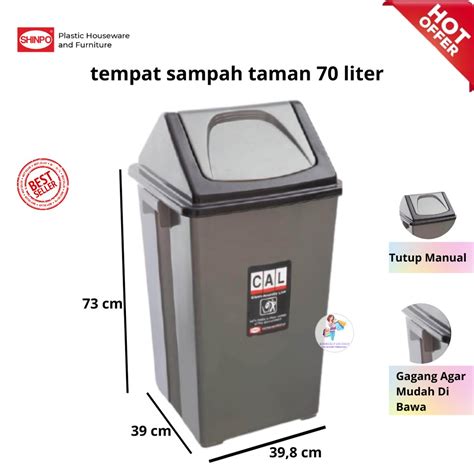 Jual Shinpo Tempat Sampah Taman Liter Shopee Indonesia