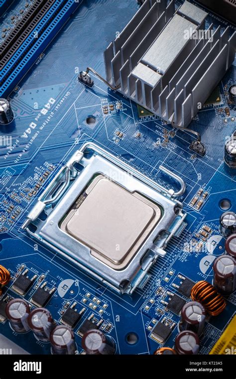 circuit board  processor stock photo alamy