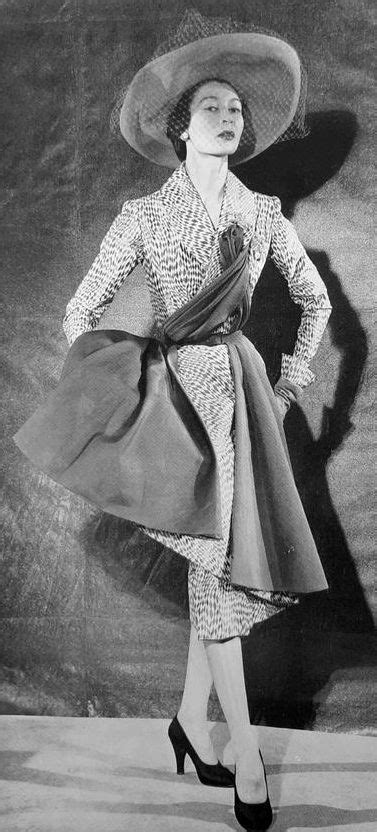 1951 Jacques Fath Vintage Fashion Photography Vintage Couture 1950s Fashion