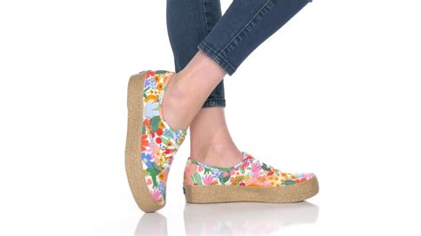 Keds Keds X Rifle Paper The Platform Jute Sicily SKU 9836077 YouTube