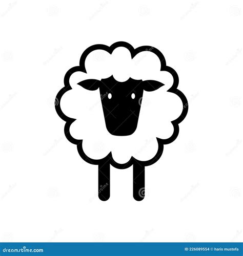 Sheep Icon Design Template Vector Isolated Stock Vector Illustration