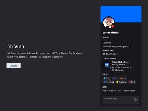 Discord Profile GitHub Topics GitHub