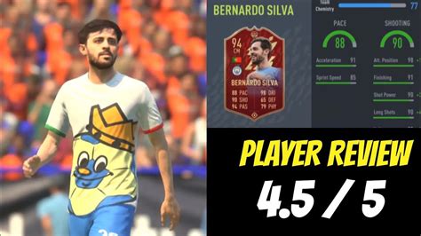 BERNARDO SILVA 94 TEAM OF THE SEASON PLAYER REVIEW FIFA 22