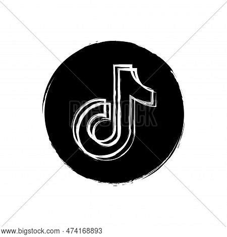 Tiktok Glitch Icon Vector & Photo (Free Trial) | Bigstock