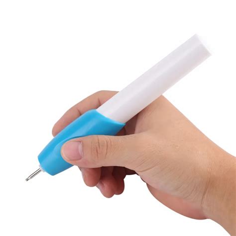 Walfront Mini Electric Engraving Machine Handheld Carving Pen Glass