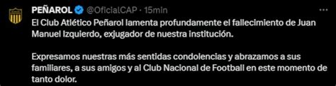 El Mundo Del Fútbol Despidió A Juan Izquierdo El Jugador De Nacional Que Murió En Brasil Tn