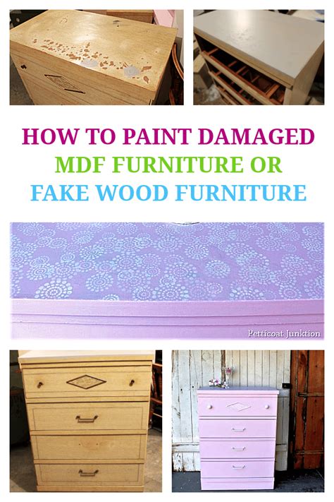 How to paint damaged mdf furniture or fake wood furniture – Artofit