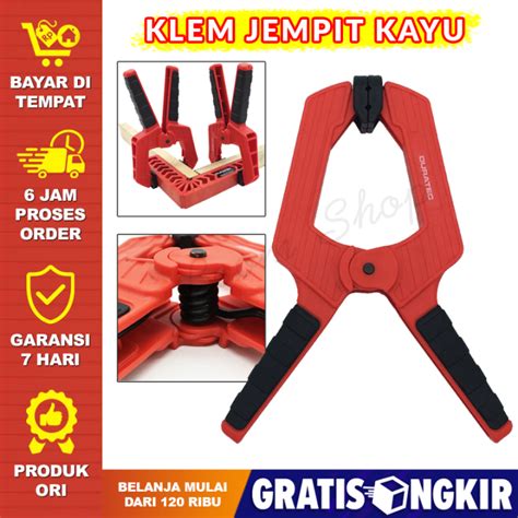 Clamp Penjepit Kayu Klem Jepit Duratec Klip Jepit Kayu Spring Clamp