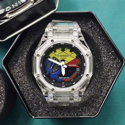 G Shock Casioak Mod Casioak Rubik Custom Edition Ga2100 Ga2100 Ga 2100 Ga 2110 Mens Fashion