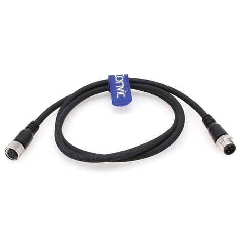 Eonvic Industrial M12 4 Pin Male To Female Sensor Cable M12 A Code