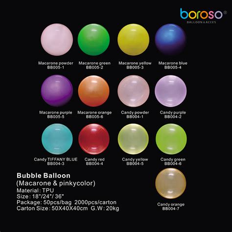 Bubble Balloon Macarone Pinkycolor Boroso Group Lagenda Inflator