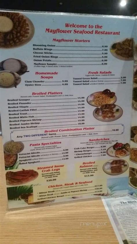 Online Menu of Mayflower Seafood, Goldsboro, NC