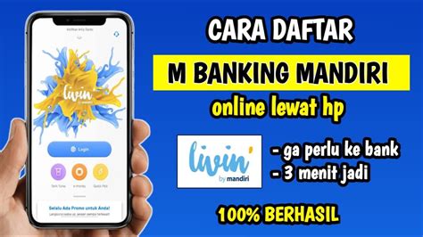 Cara Daftar Livin Mandiri Cara Membuat Livin Mandiri YouTube