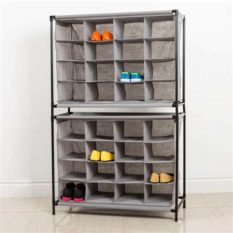 Ksp Fabric 16 Shoe Cabinet Grey Kitchen Stuff Plus