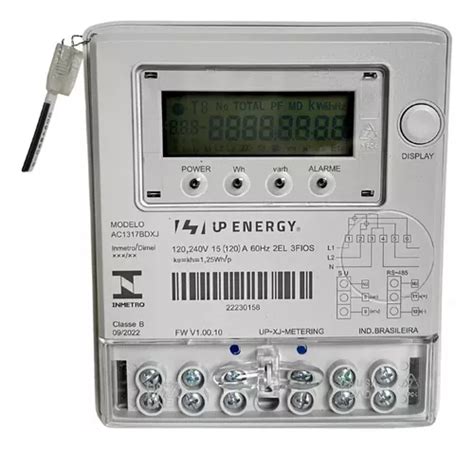 Relógio Medidor Energia Luz Consumo Bifásico Parcelamento sem juros