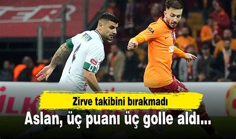 Aslan 3 puanı 3 golle aldı Zirve takibini bırakmadı SPOR Afyon