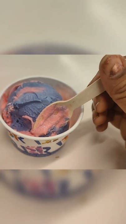 Baskin Robbins Cotton Candy Flavoured Icecream ️ ️ ️ Youtube