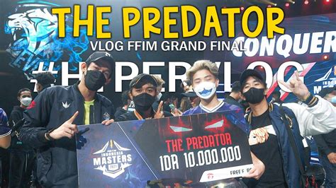 keseruan vlog grand final ffim  evos membuktikannya   kalinya