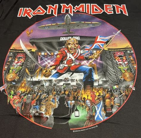 Iron Maiden Legacy Of The Beast Tour 2022 Download Festival Size S £15