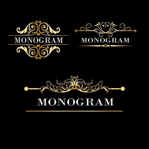 Logotipo Del Monograma Vector Premium