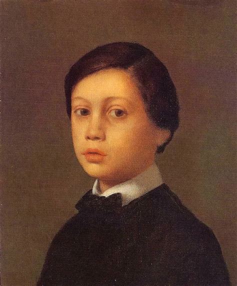 Edgar Degas Self Portrait 1855