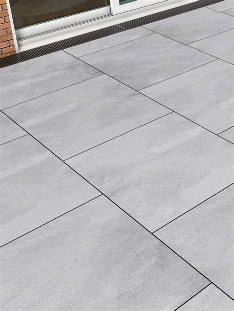 Plato Grey Virtue Vitrified Porcelain Paving Slabs 600x600 Pack