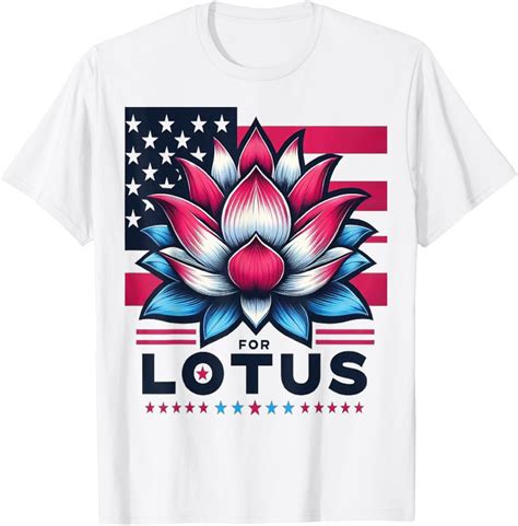 Kamala Harris 2024 Lotus For Potus President Election T Shirt