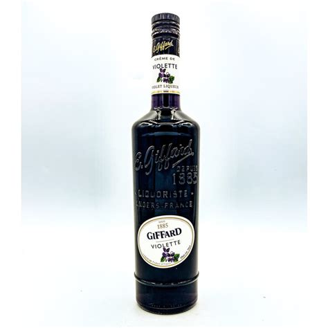 GIFFARD CRÈME de VIOLETTE VIOLET LIQUEUR 750ML Grapes Grains