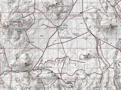 map of Willow Creek Basin : Photos, Diagrams & Topos : SummitPost