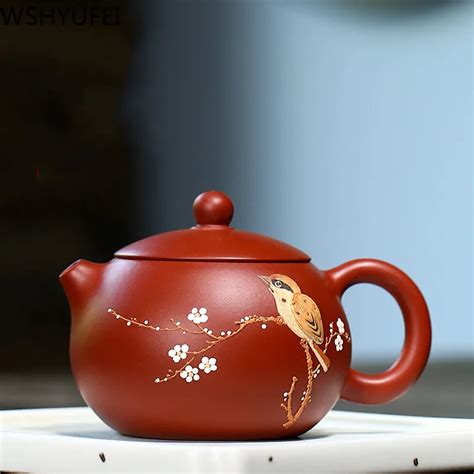 Yixing Tea Pot Purple Clay Filter Xishi Teapot Handmade Beauty Kettle