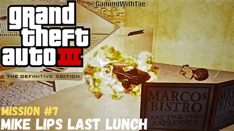 Gta Definitive Edition Mission Mike Lips Last Lunch Youtube