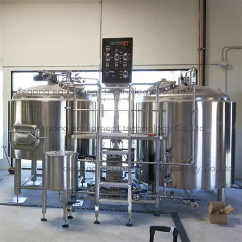 L Public House Beer Microbrewery Fermenting System With Steam