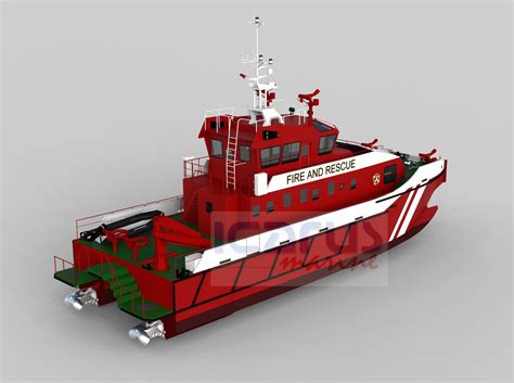 M Firefighting Catamaran Icarus Marine