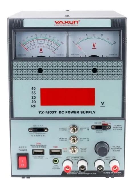 Fonte De Alimentacao Bancada Analogica Yaxun Yx Ad V Mebuscar