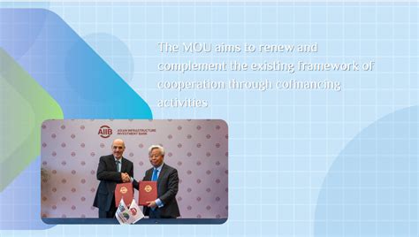 AIIB IsDB Strengthen Sustainable Development Partnership