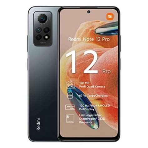 XIAOMI Redmi Note 12 PRO 4G 8Go 256Go Snapdragon 732G NFC 108 MP