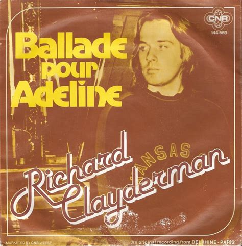 Richard Clayderman - Ballade Pour Adeline (1977, Vinyl) | Discogs