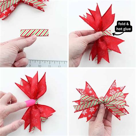 How to Make Christmas Ribbon Bows: 12 Easy DIY Bows - Aubree Originals