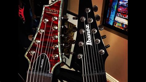 Battle Of The 9 String Guitars Ibanez Rg9 Vs Schecter C9 Hellraiser