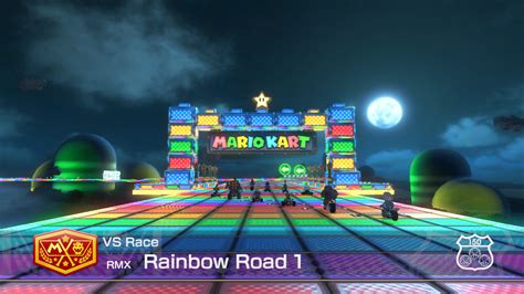 RMX Rainbow Road 1 Mario Kart 8 Deluxe Mods