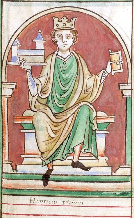 Henry I of England (by Unknown Artist) - A mid-13th century CE ...