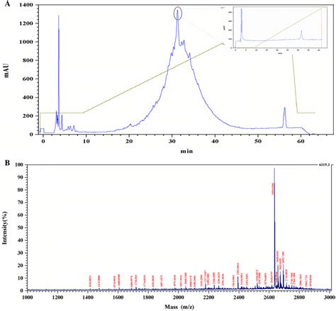 A Chromatography Of Crude Peptide In C Analytical Rp Hplc Column