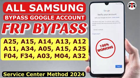 2024 Method Samsung A25 A15 A14 A13 A12 FRP Bypass Android 13