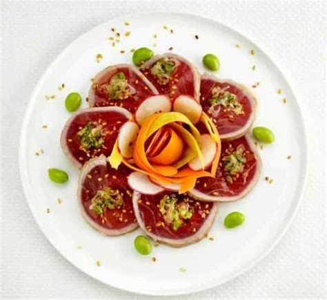 Tataki De Thon Vinaigrette Au Sesame L Gumes Crudit S