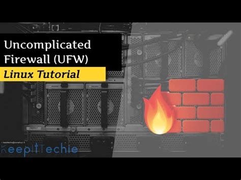 UFW Uncomplicated Firewall Linux YouTube