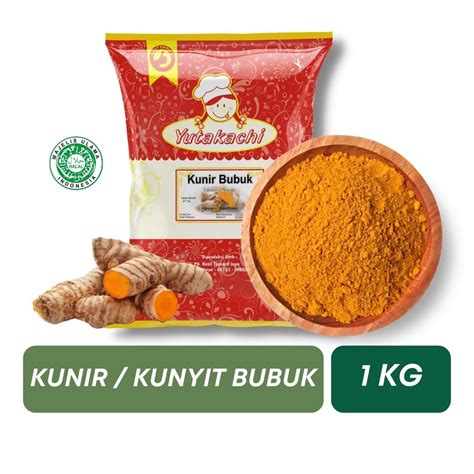 Jual MURNI Kunyit Bubuk Super 1kg Yutakachi Kunir Bubuk Turmeric