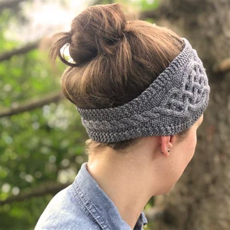 Cabled Headband Knitting PATTERN PDF Knit Headband ORIGINAL Etsy